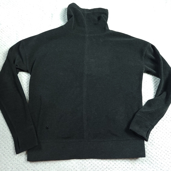 Lululemon Go Forward Pullover Funnelneck Fleece Sweater Sz 6 - Picture 7 of 8